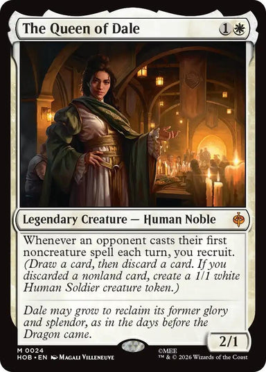 Image for The Queen of Dale (24) (The Hobbit) (HOB) - Magic: The Gathering