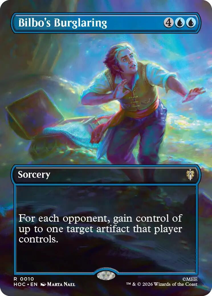 Image for Bilbo's Burglaring (Borderless) (10) (The Hobbit: Eternal-Legal) (HOC) - Magic: The Gathering