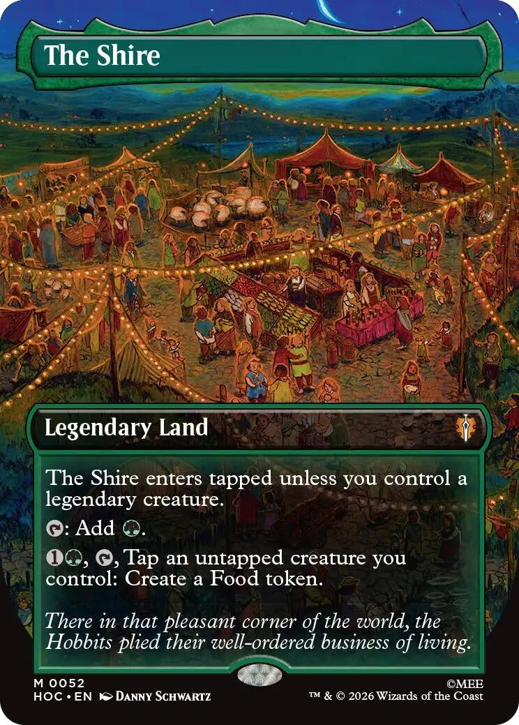Image for The Shire (Borderless) (52) (The Hobbit: Eternal-Legal) (HOC) - Magic: The Gathering