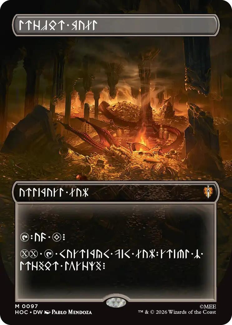 Image for Treasure Vault (Borderless) (Dwarvish) (97) (The Hobbit: Eternal-Legal) (HOC) - Magic: The Gathering