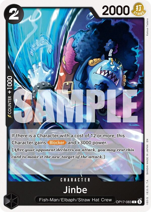 Image for Jinbe (OP17-083) (The World's Strongest Warriors) (OP17) - One Piece Card Game