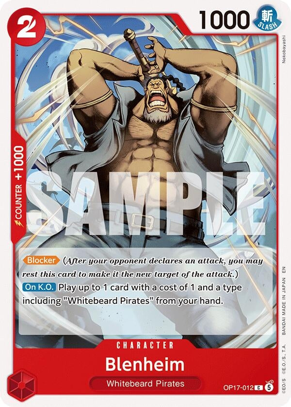 Image for Blenheim (OP17-012) (The World's Strongest Warriors) (OP17) - One Piece Card Game
