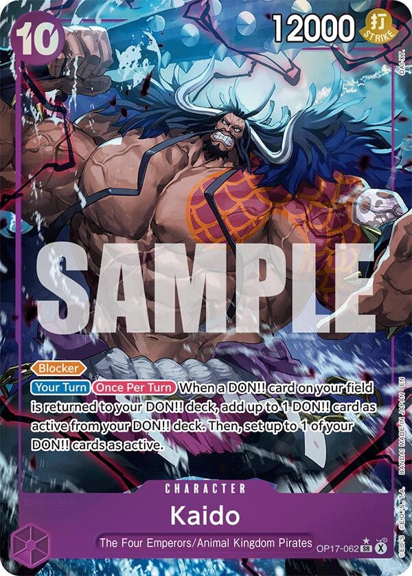 Image for Kaido (062) (Alternate Art) (OP17-062) (The World's Strongest Warriors) (OP17) - One Piece Card Game