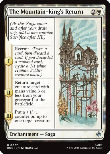 Image for The Mountain-king's Return (22) (The Hobbit) (HOB) - Magic: The Gathering