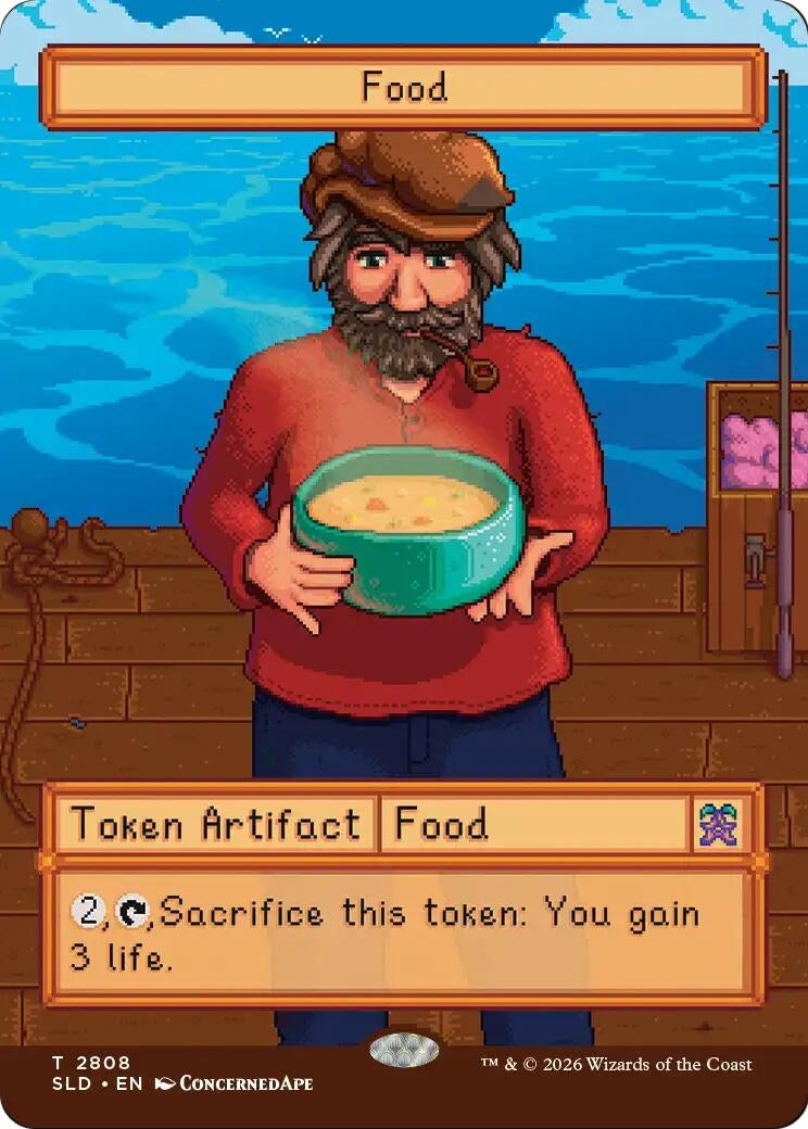 Food Token (2808) (2808) (Secret Lair Drop Series)