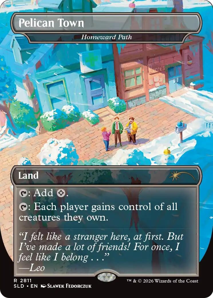 Image for Pelican Town - Homeward Path (2811) (Secret Lair Drop Series) (SLD) - Magic: The Gathering