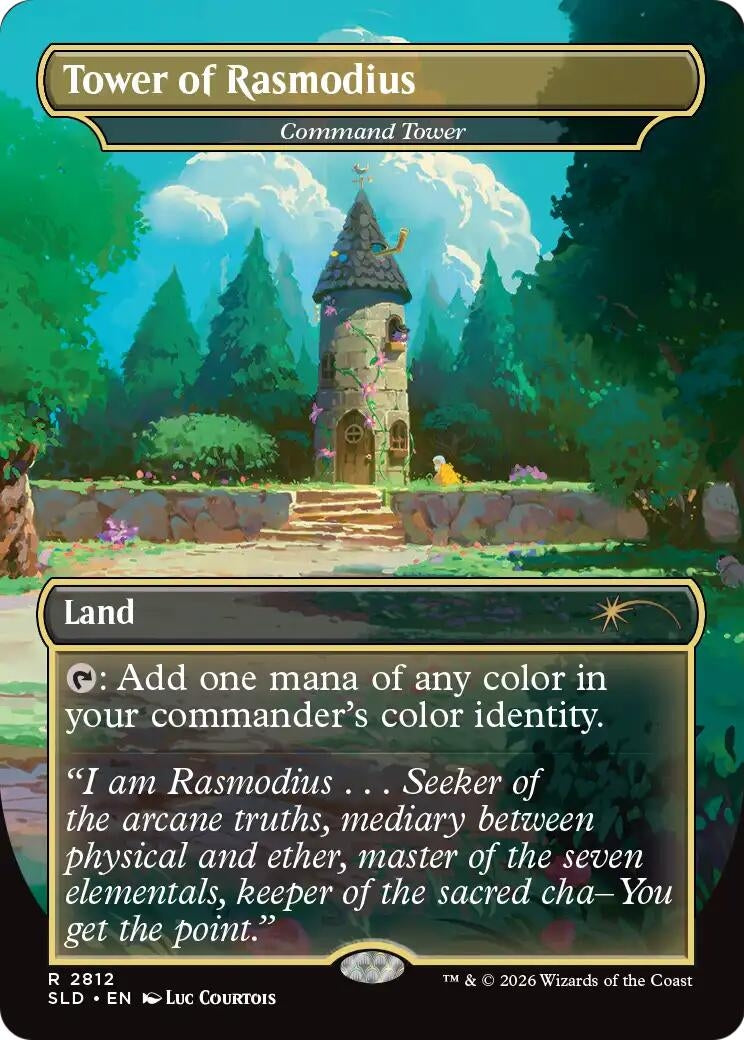 Image for Tower of Rasmodius - Command Tower (2812) (Secret Lair Drop Series) (SLD) - Magic: The Gathering