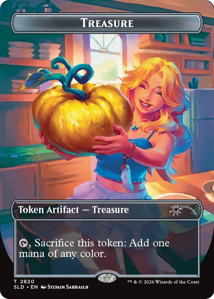 Image for Treasure Token (2820) (2820) (Secret Lair Drop Series) (SLD) - Magic: The Gathering