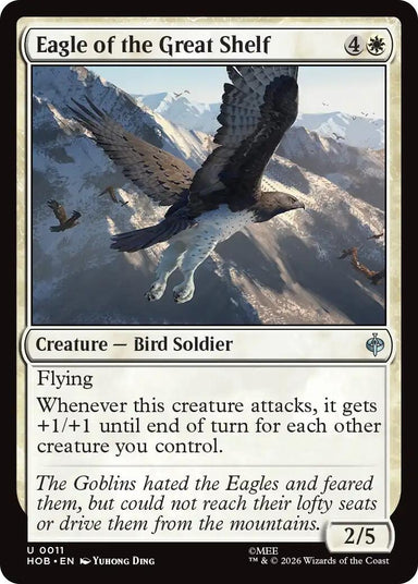 Image for Eagle of the Great Shelf (11) (The Hobbit) (HOB) - Magic: The Gathering
