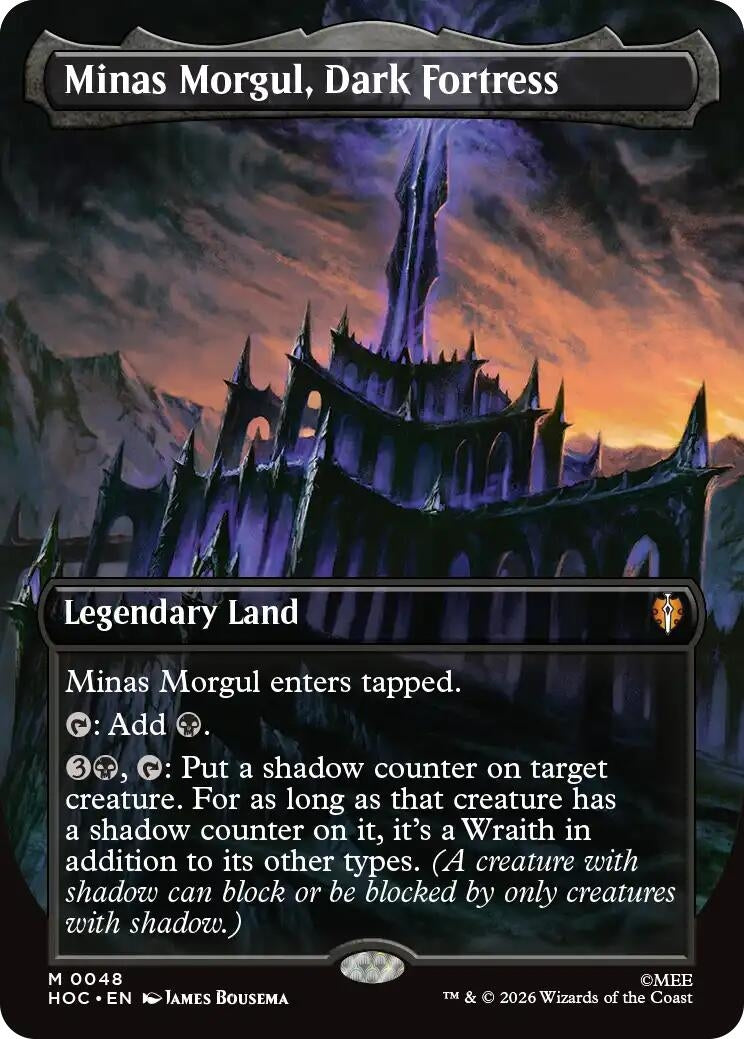 Image for Minas Morgul, Dark Fortress (Borderless) (48) (The Hobbit: Eternal-Legal) (HOC) - Magic: The Gathering