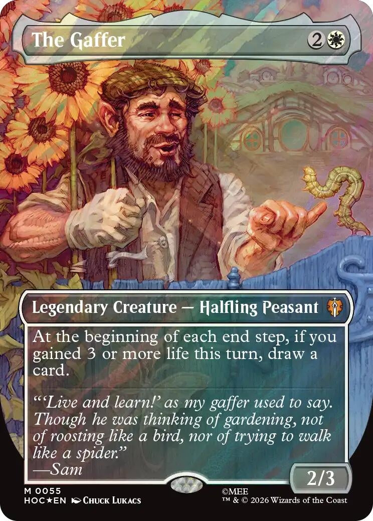 Image for The Gaffer (Borderless) (Surge Foil) (55) (The Hobbit: Eternal-Legal) (HOC) - Magic: The Gathering