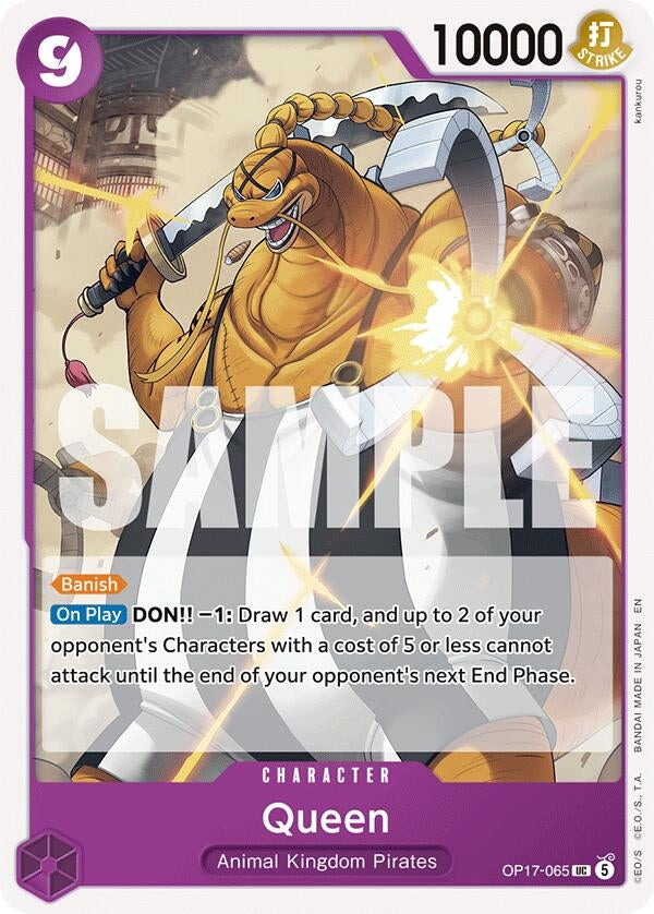 Image for Queen (OP17-065) (The World's Strongest Warriors) (OP17) - One Piece Card Game