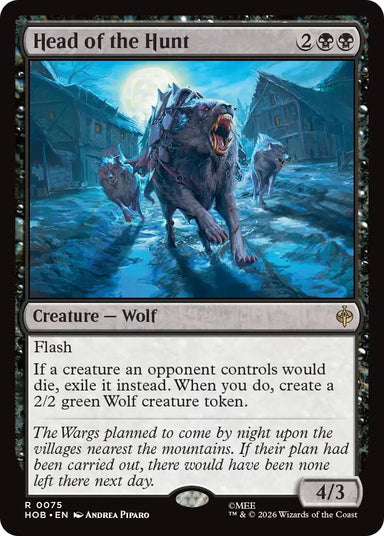 Image for Head of the Hunt (75) (The Hobbit) (HOB) - Magic: The Gathering