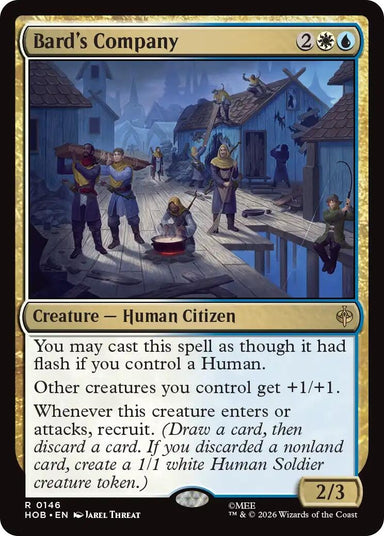 Image for Bard's Company (146) (The Hobbit) (HOB) - Magic: The Gathering