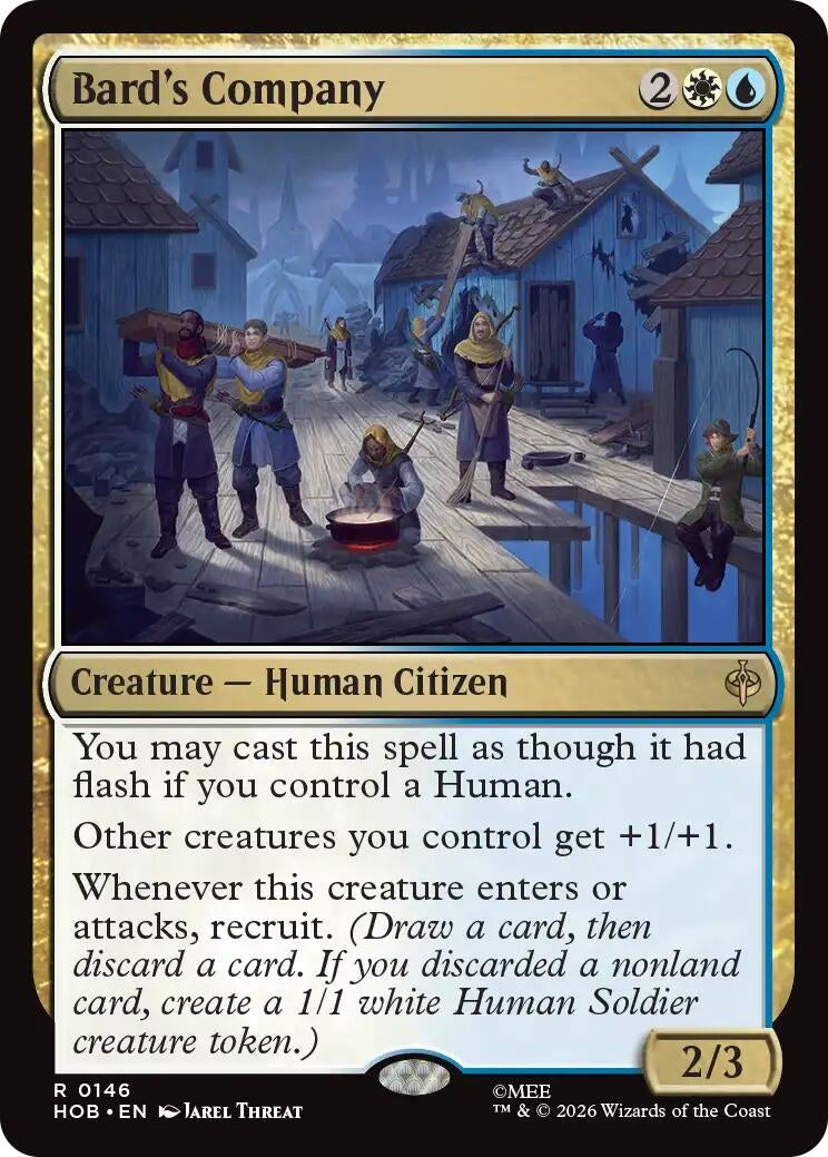 Image for Bard's Company (146) (The Hobbit) (HOB) - Magic: The Gathering