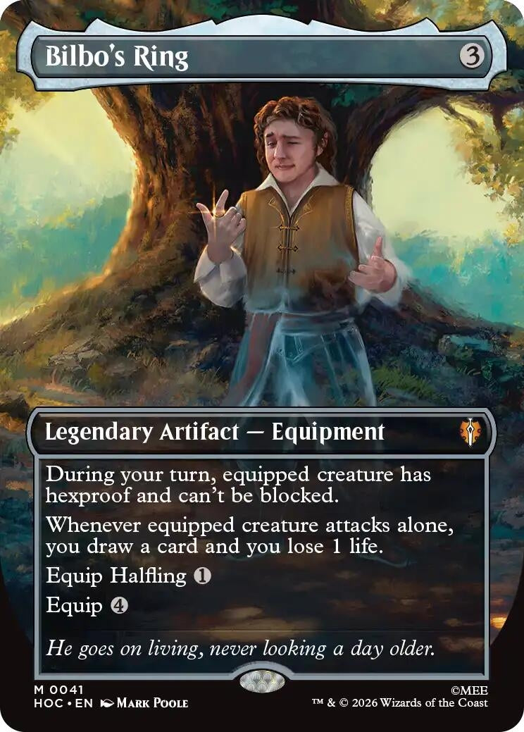 Image for Bilbo's Ring (Borderless) (41) (The Hobbit: Eternal-Legal) (HOC) - Magic: The Gathering