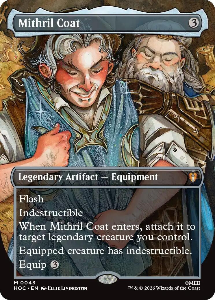 Image for Mithril Coat (Borderless) (43) (The Hobbit: Eternal-Legal) (HOC) - Magic: The Gathering