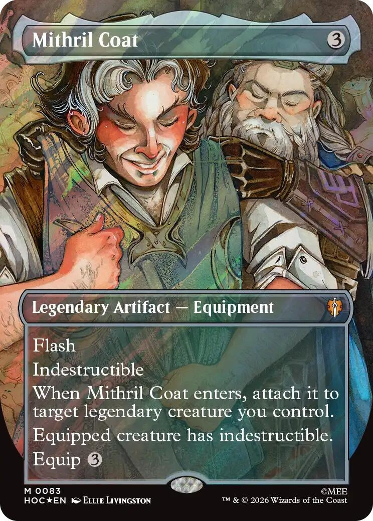 Image for Mithril Coat (Borderless) (Surge Foil) (83) (The Hobbit: Eternal-Legal) (HOC) - Magic: The Gathering