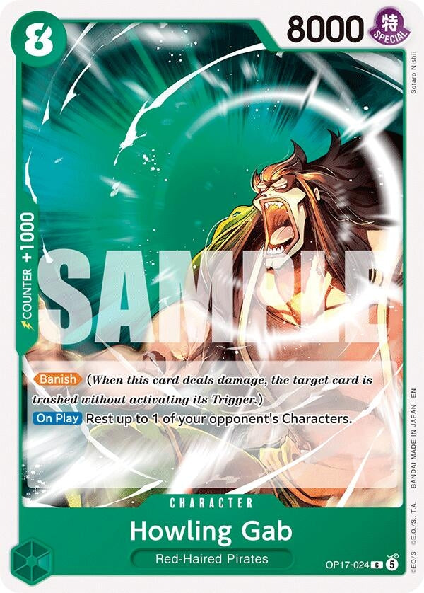 Image for Howling Grab (OP17-024) (The World's Strongest Warriors) (OP17) - One Piece Card Game