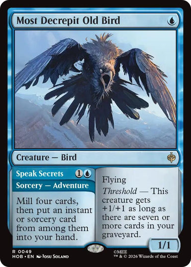 Image for Most Decrepit Old Bird (49) (The Hobbit) (HOB) - Magic: The Gathering