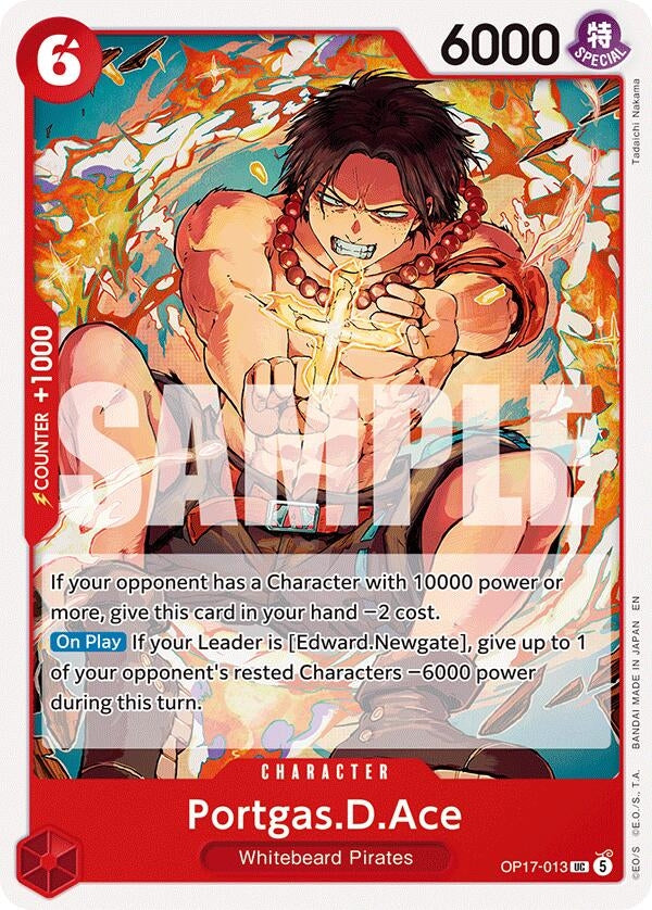 Image for Portgas.D.Ace (OP17-013) (The World's Strongest Warriors) (OP17) - One Piece Card Game