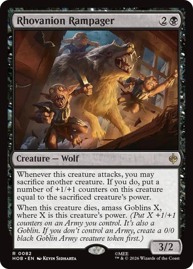 Image for Rhovanion Rampager (82) (The Hobbit) (HOB) - Magic: The Gathering