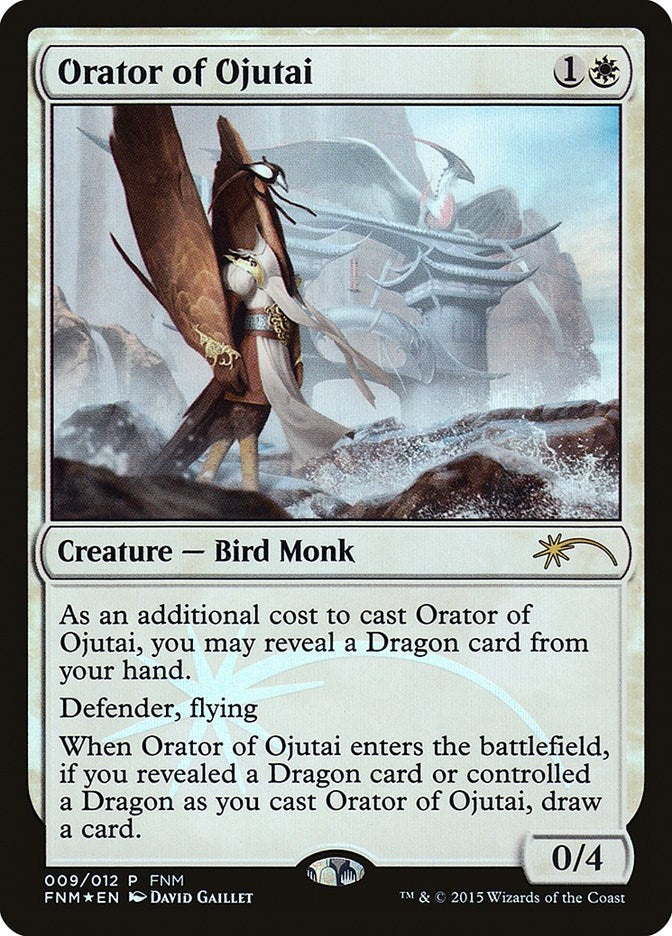 Image for Orator of Ojutai (9) (FNM Promos) - Magic: The Gathering