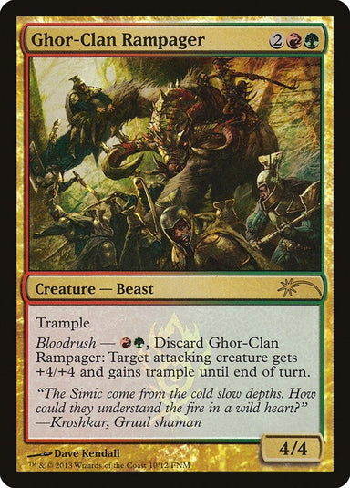Image for Ghor-Clan Rampager (10) (FNM Promos) - Magic: The Gathering