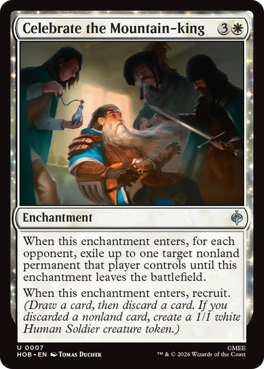 Image for Celebrate the Mountain-king (7) (The Hobbit) (HOB) - Magic: The Gathering