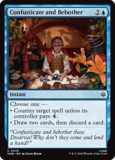 Image for Confusticate and Bebother (35) (The Hobbit) (HOB) - Magic: The Gathering