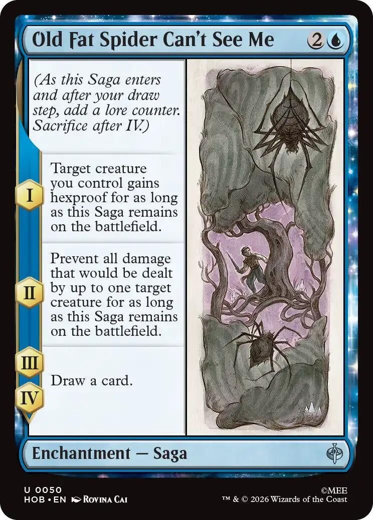 Image for Old Fat Spider Can't See Me (50) (The Hobbit) (HOB) - Magic: The Gathering