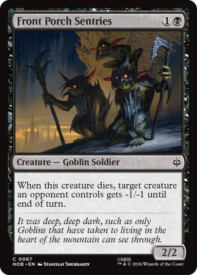 Image for Front Porch Sentries (67) (The Hobbit) (HOB) - Magic: The Gathering