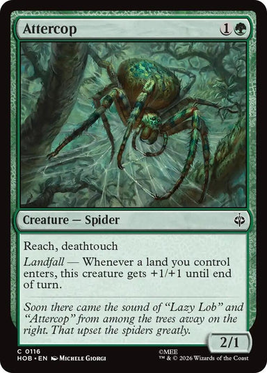 Image for Attercop (116) (The Hobbit) (HOB) - Magic: The Gathering