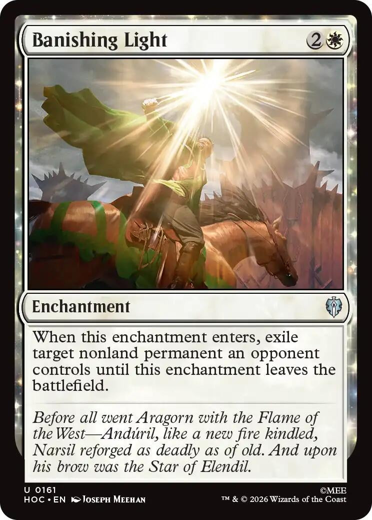 Image for Banishing Light (161) (The Hobbit: Eternal-Legal) (HOC) - Magic: The Gathering