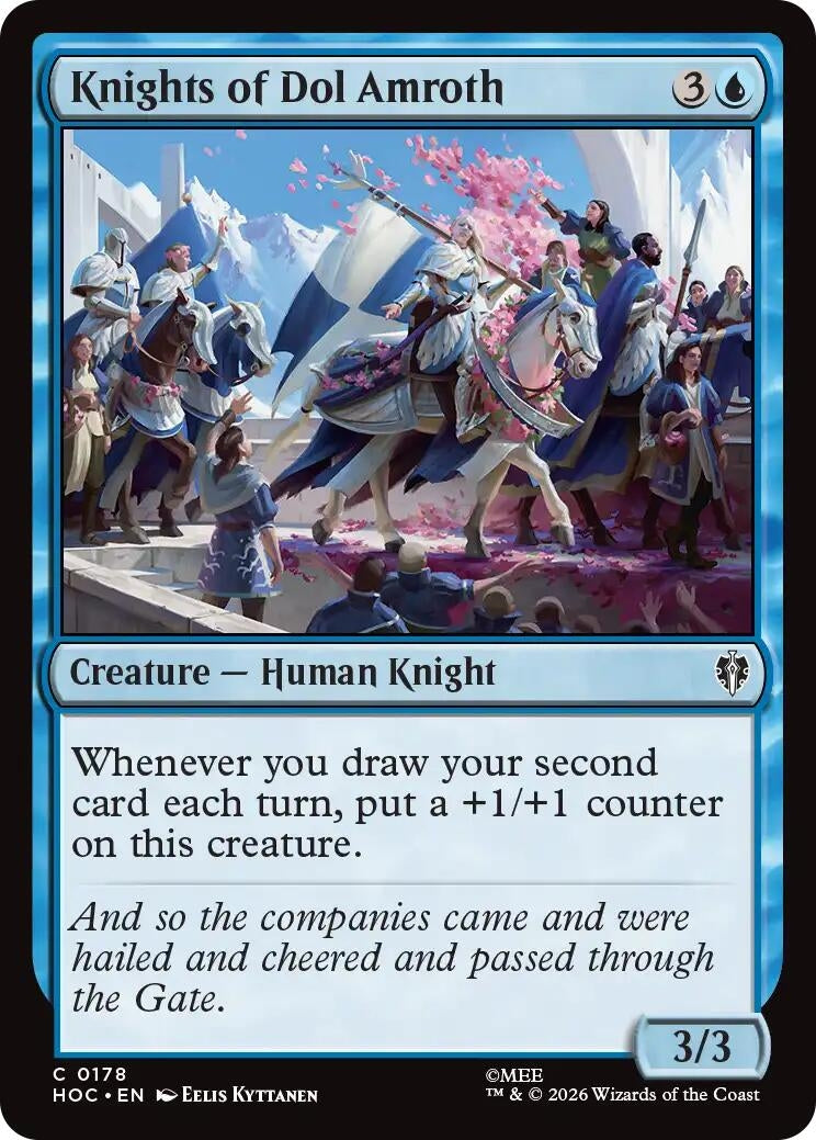 Image for Knights of Dol Amroth (178) (The Hobbit: Eternal-Legal) (HOC) - Magic: The Gathering