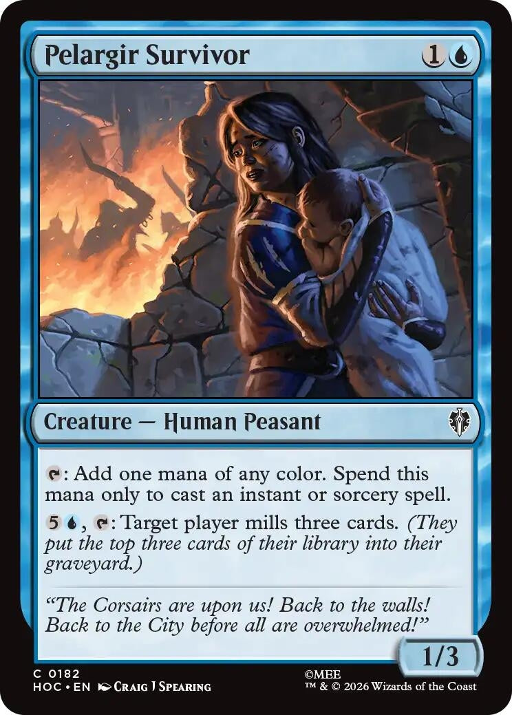 Image for Pelargir Survivor (182) (The Hobbit: Eternal-Legal) (HOC) - Magic: The Gathering