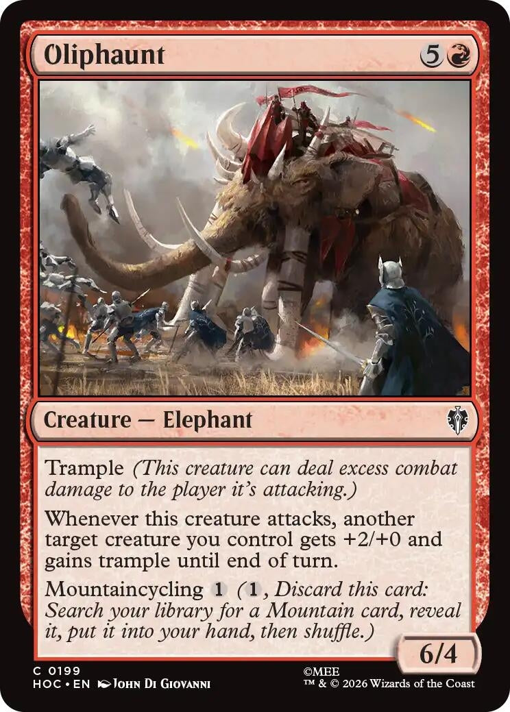 Image for Oliphaunt (199) (The Hobbit: Eternal-Legal) (HOC) - Magic: The Gathering