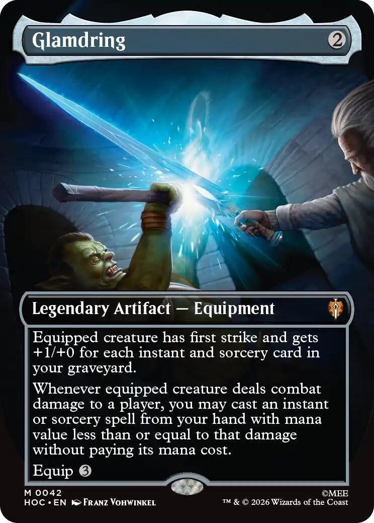 Image for Glamdring (Borderless) (42) (The Hobbit: Eternal-Legal) (HOC) - Magic: The Gathering
