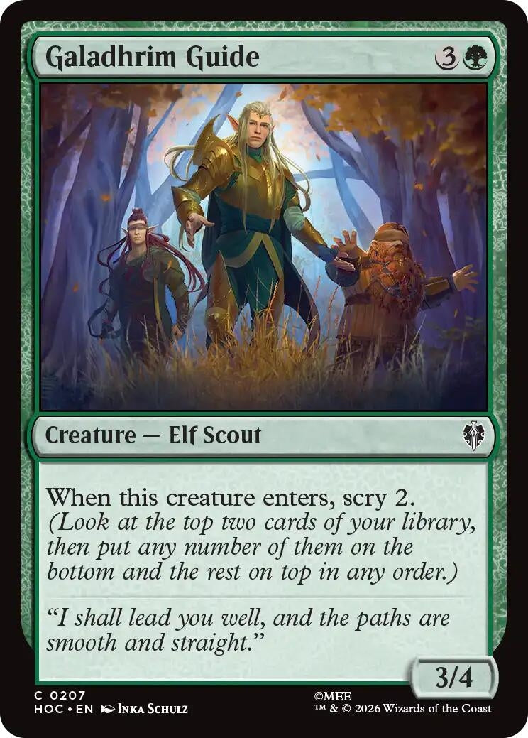 Image for Galadhrim Guide (207) (The Hobbit: Eternal-Legal) (HOC) - Magic: The Gathering