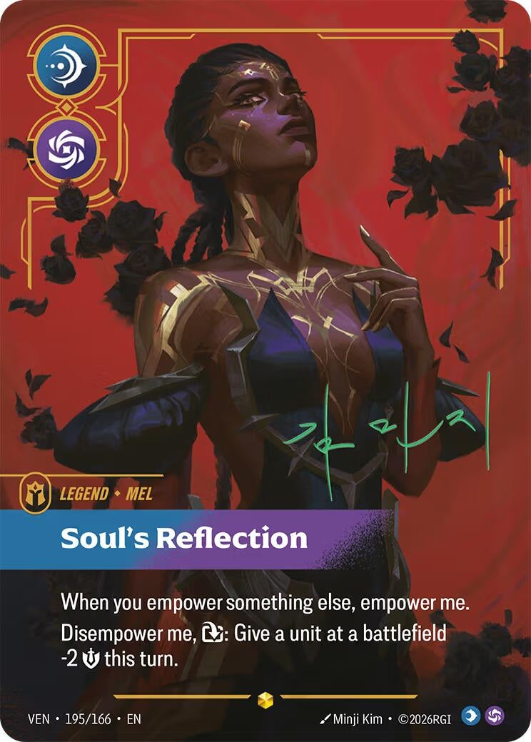 Image for Mel, Soul's Reflection (Signature) (195*/166) (Vendetta) (VEN) - Riftbound: League of Legends Trading Card Game