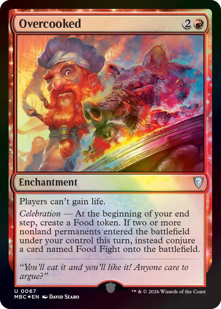 Image for Overcooked (67) (Mystery Booster Commander Edition) (MBC) - Magic: The Gathering