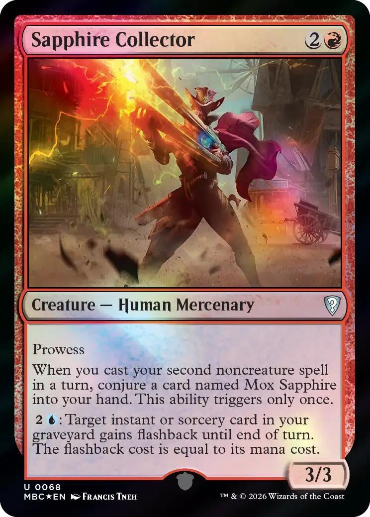 Image for Sapphire Collector (68) (Mystery Booster Commander Edition) (MBC) - Magic: The Gathering