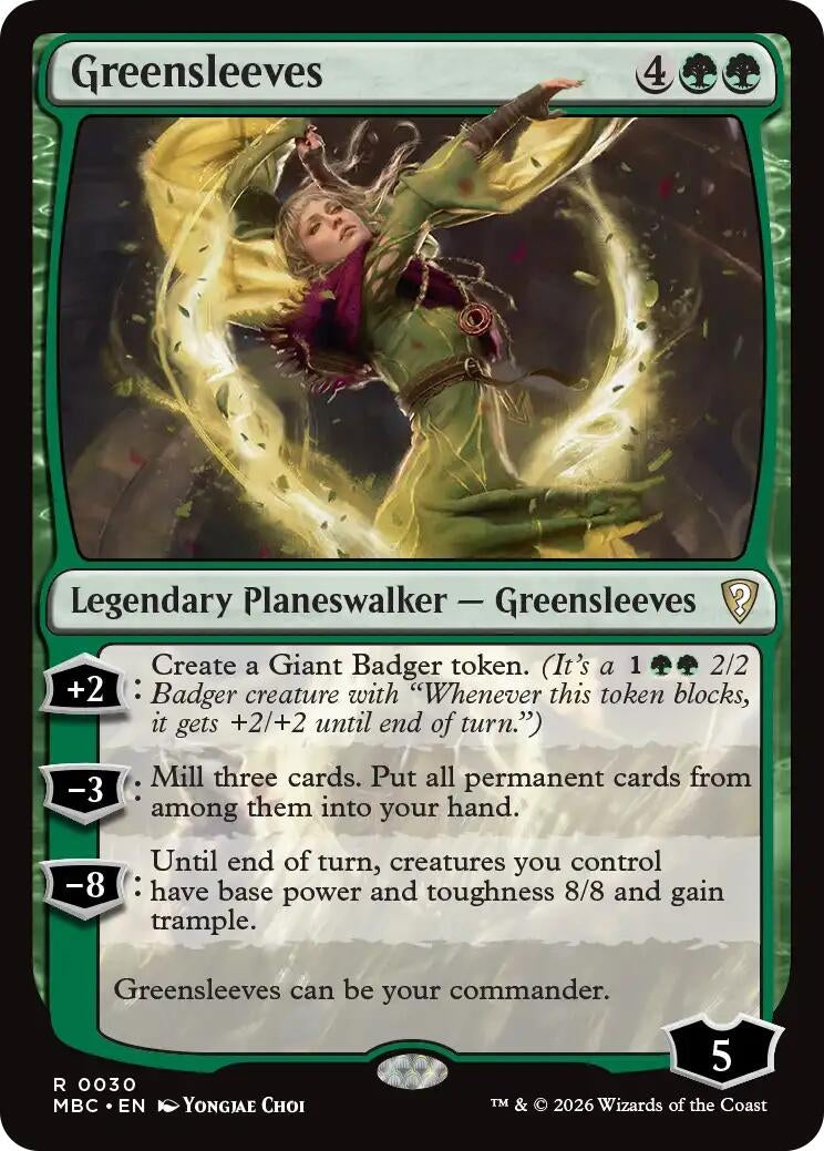 Image for Greensleeves (30) (Mystery Booster Commander Edition) (MBC) - Magic: The Gathering