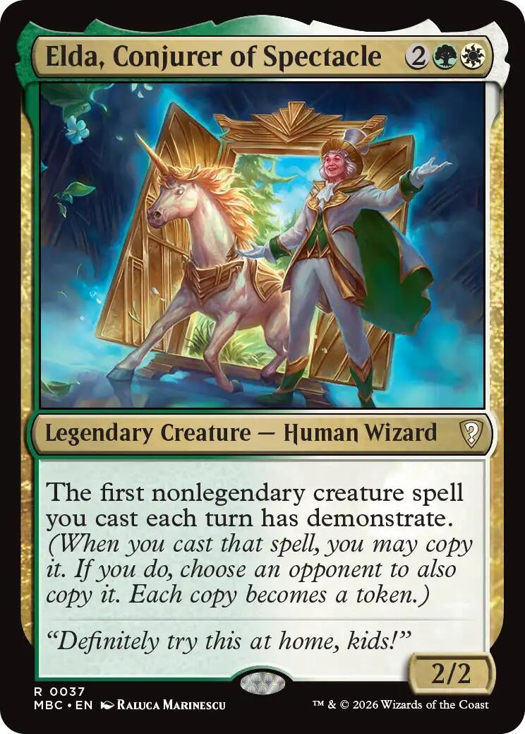 Image for Elda, Conjurer of Spectacle (37) (Mystery Booster Commander Edition) (MBC) - Magic: The Gathering