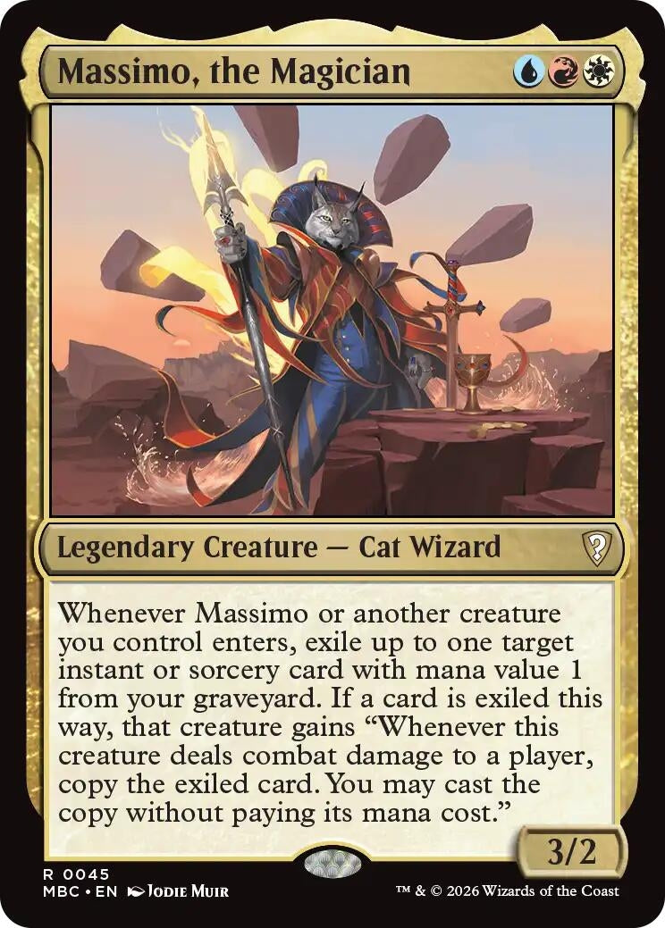 Image for Massimo, the Magician (45) (Mystery Booster Commander Edition) (MBC) - Magic: The Gathering