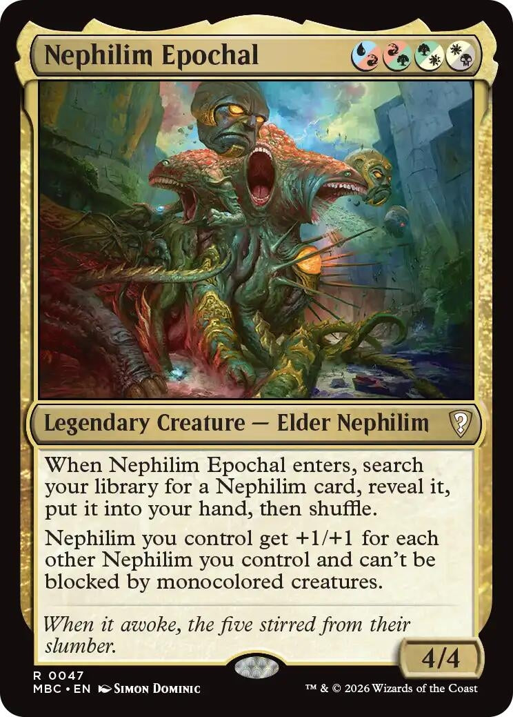Image for Nephilim Epochal (47) (Mystery Booster Commander Edition) (MBC) - Magic: The Gathering