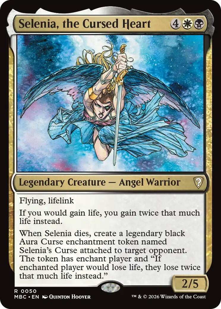Image for Selenia, the Cursed Heart (50) (Mystery Booster Commander Edition) (MBC) - Magic: The Gathering