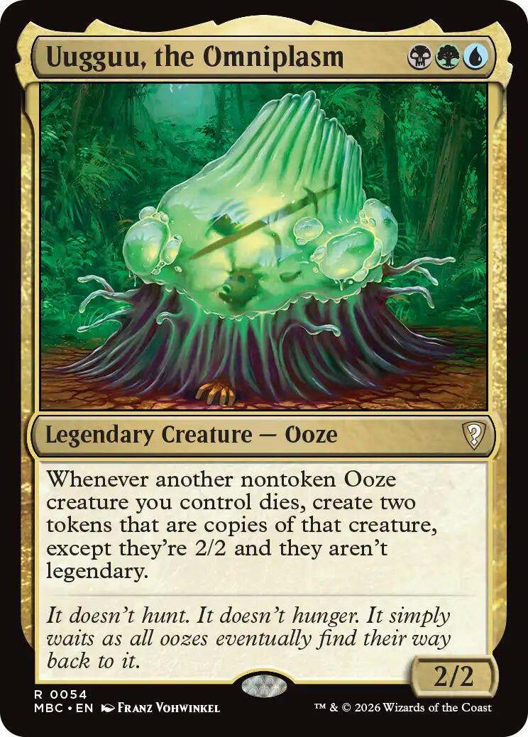 Image for Uugguu, the Omniplasm (54) (Mystery Booster Commander Edition) (MBC) - Magic: The Gathering