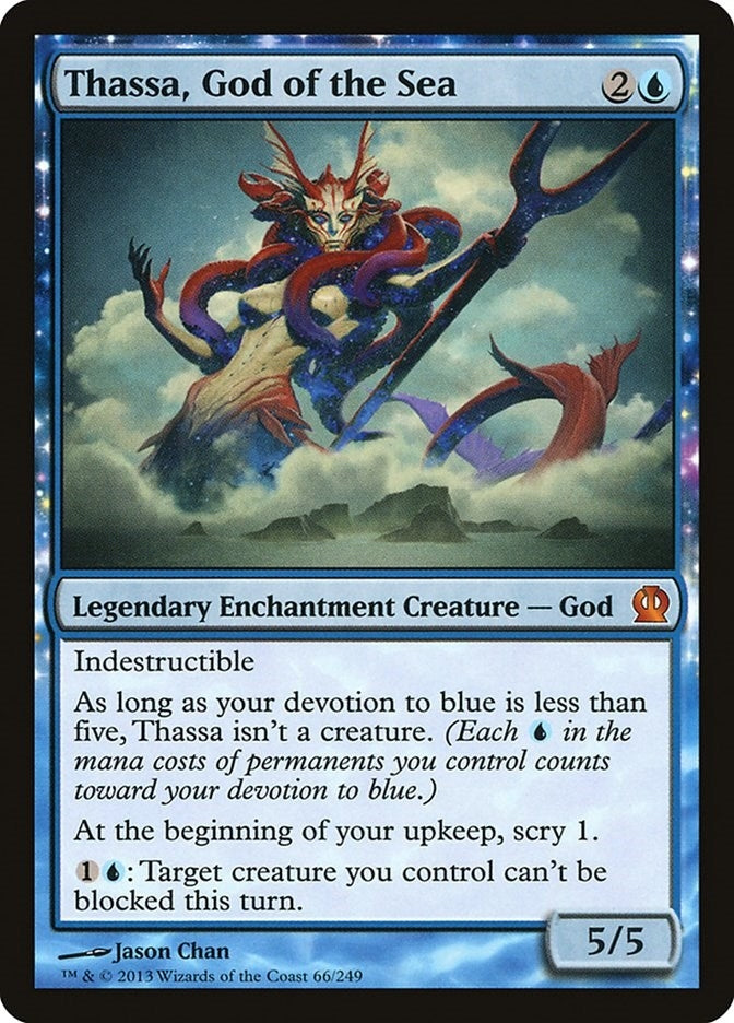 Image for Thassa, God of the Sea (66) (Theros) - Magic: The Gathering
