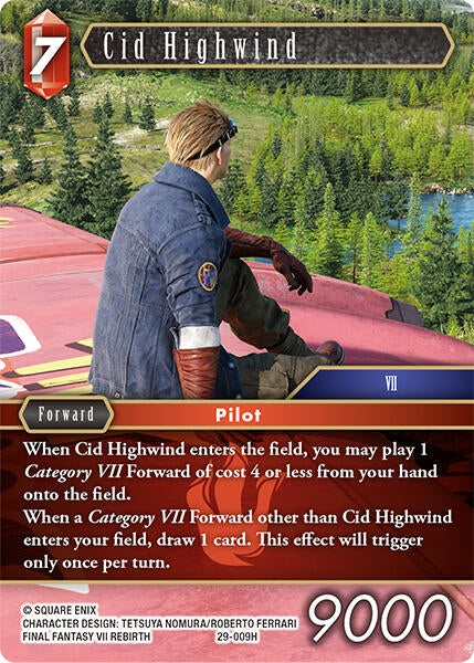 Image for Cid Highwind (29-009H) (Blissful Eternity) (29) - Final Fantasy TCG